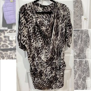 BCBGmaxazria Animal Print Dress (has pockets)